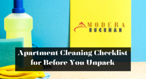 Apartment Cleaning Checklist for Before You Unpack